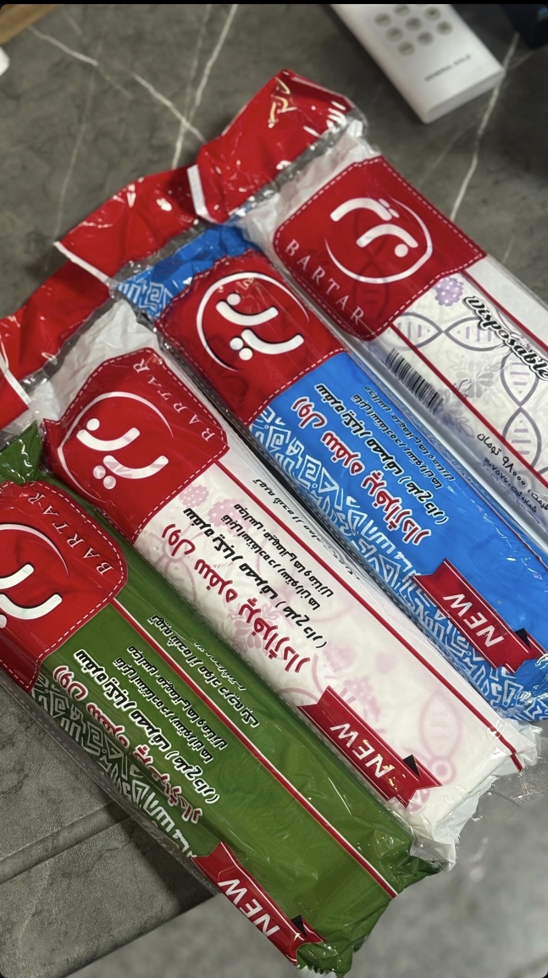 سفره یکبارمصرف ۴۰۰ گرمی درجه 1 بدون کربنات